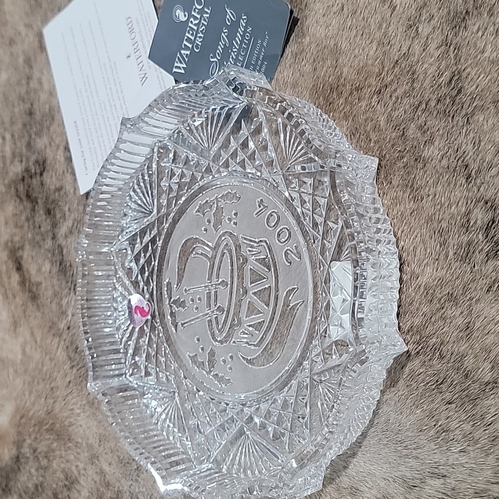 BNWT Waterford Songs Of Christmas 2004 "Little Drummer Boy" Candy Dish